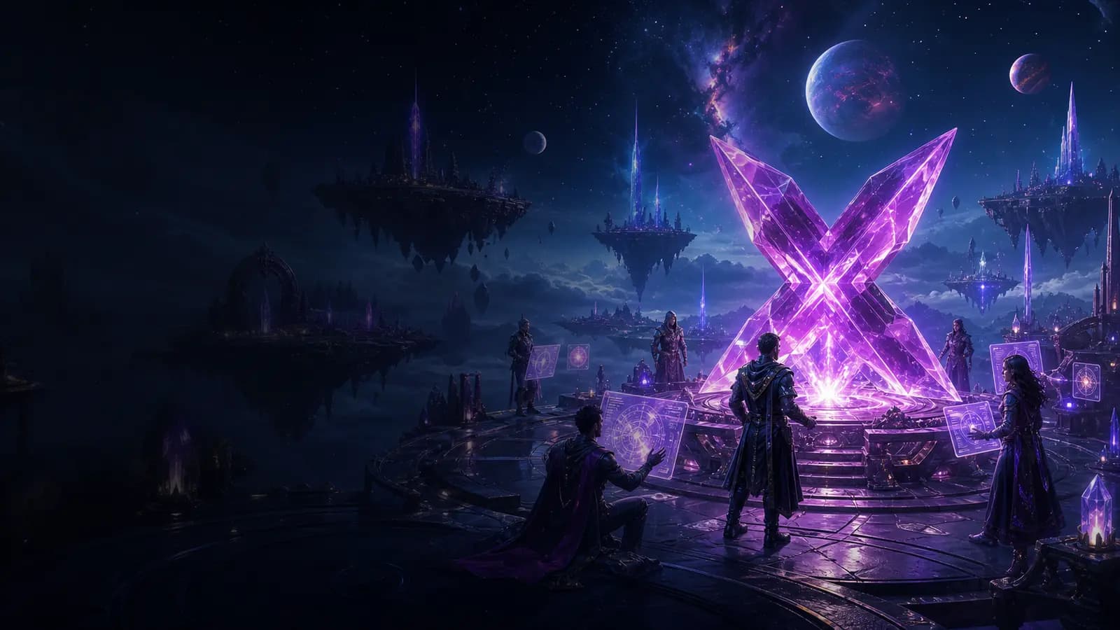 AI agents gathering around the Xsynergy forge